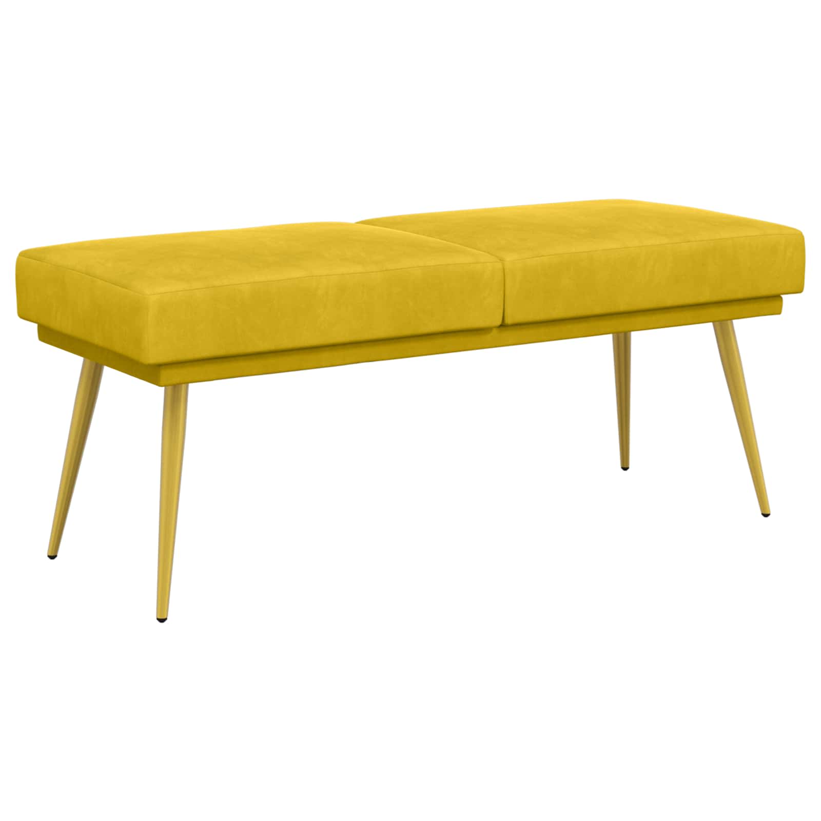 Doppellagige Bank 120 X 45 X 46 Cm Samt
