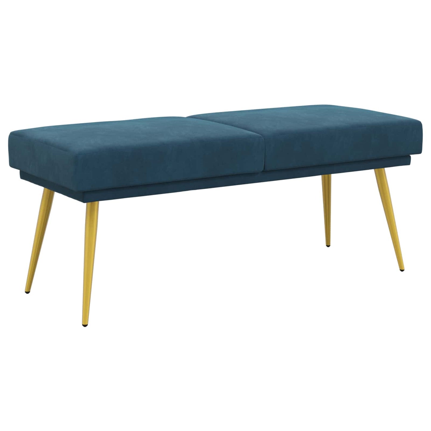 Doppellagige Bank 120 X 45 X 46 Cm Samt