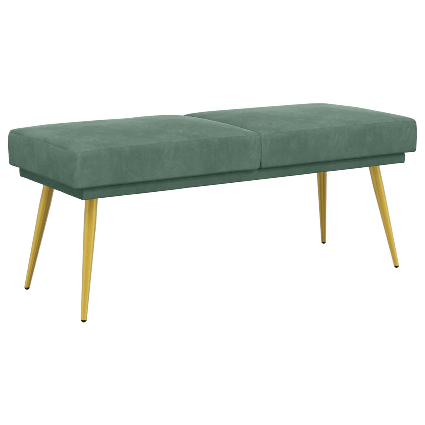 Doppellagige Bank 120 X 45 X 46 Cm Samt