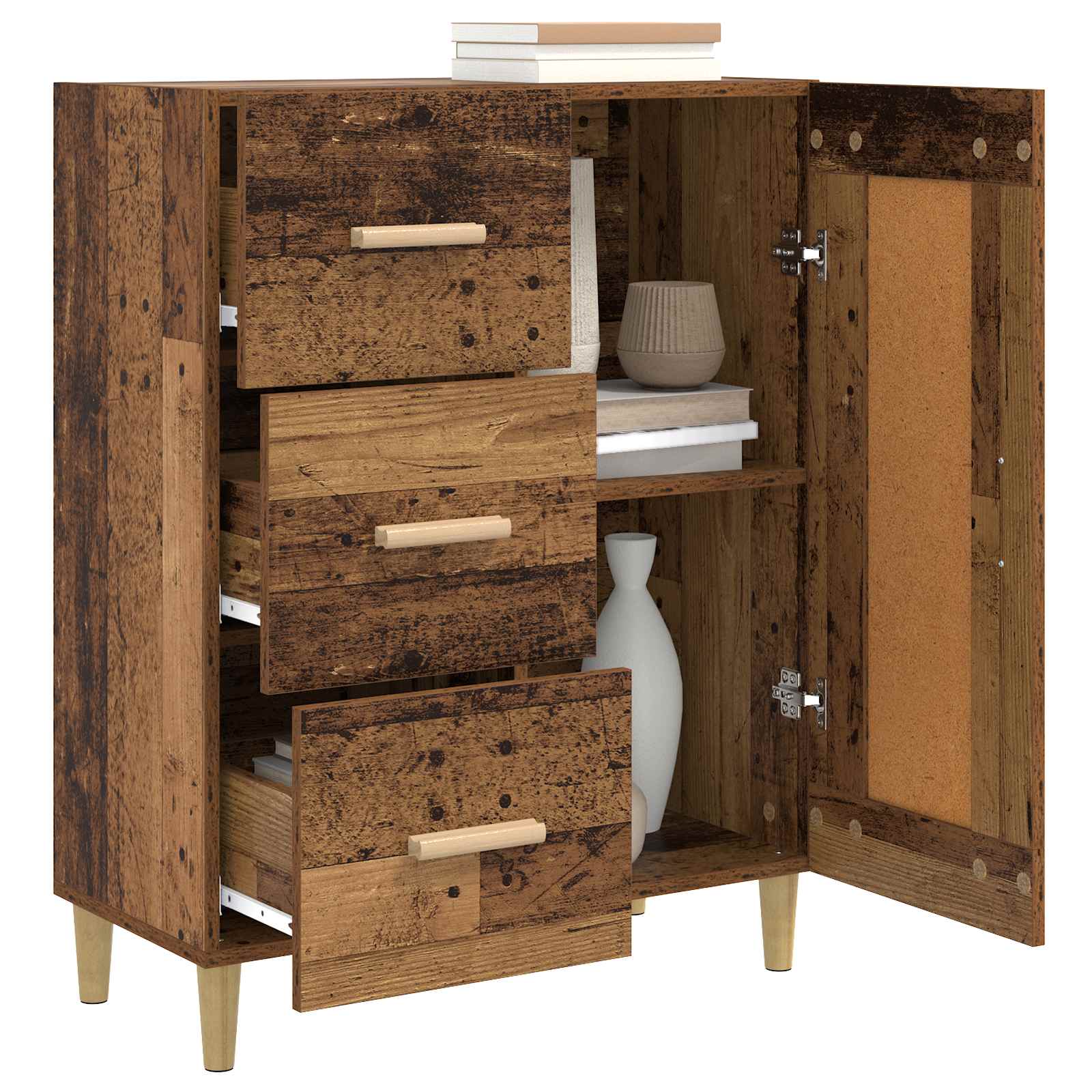 Sideboard 69,5 X 34 X 90 Cm Holzwerkstoff