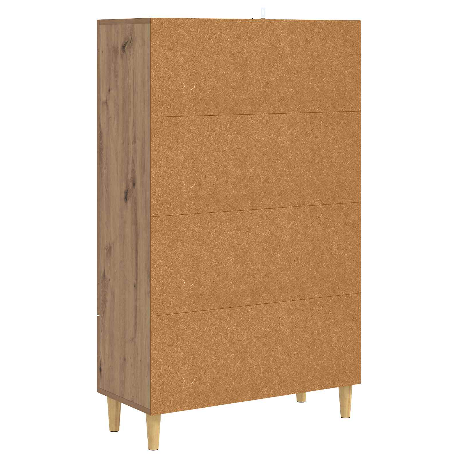 Highboard Artisan-Eiche 70 X 31 X 115 Cm Holzwerkstoff