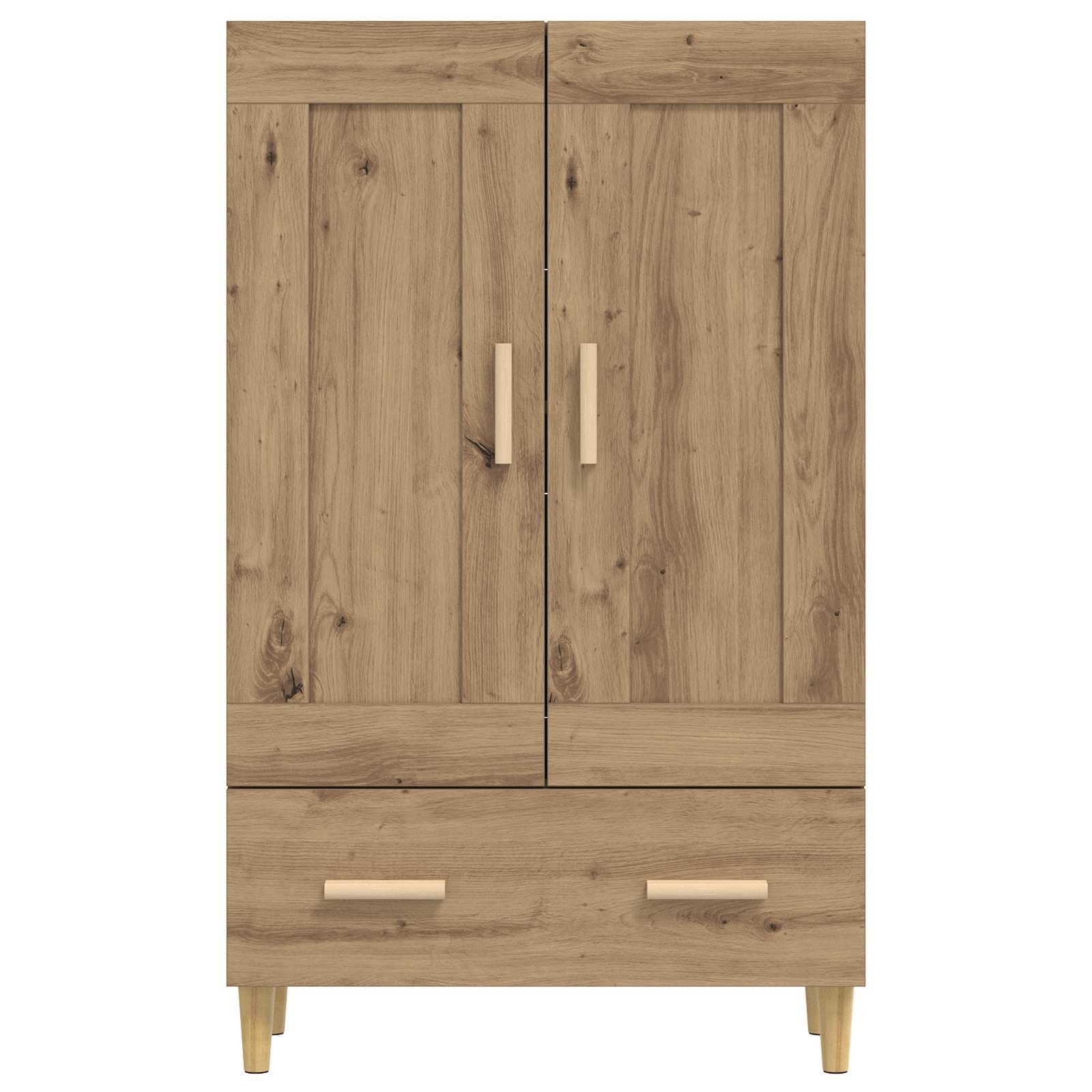 Highboard Artisan-Eiche 70 X 31 X 115 Cm Holzwerkstoff