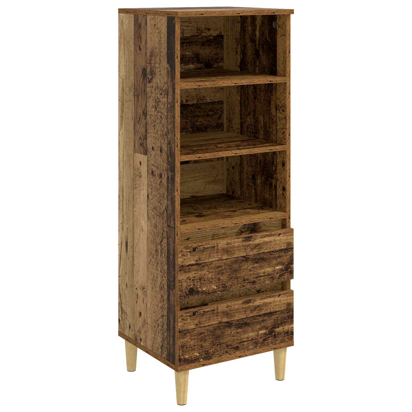 Highboard 40 X 36 X 110 Cm Holzwerkstoff