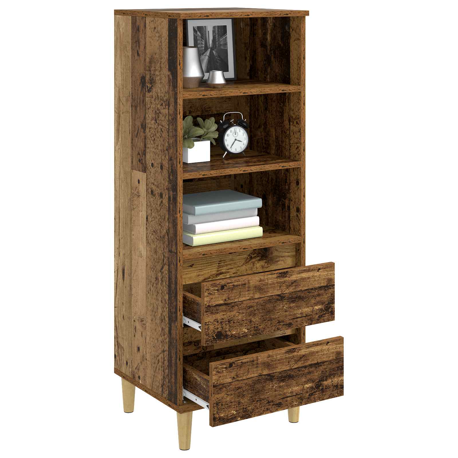 Highboard 40 X 36 X 110 Cm Holzwerkstoff