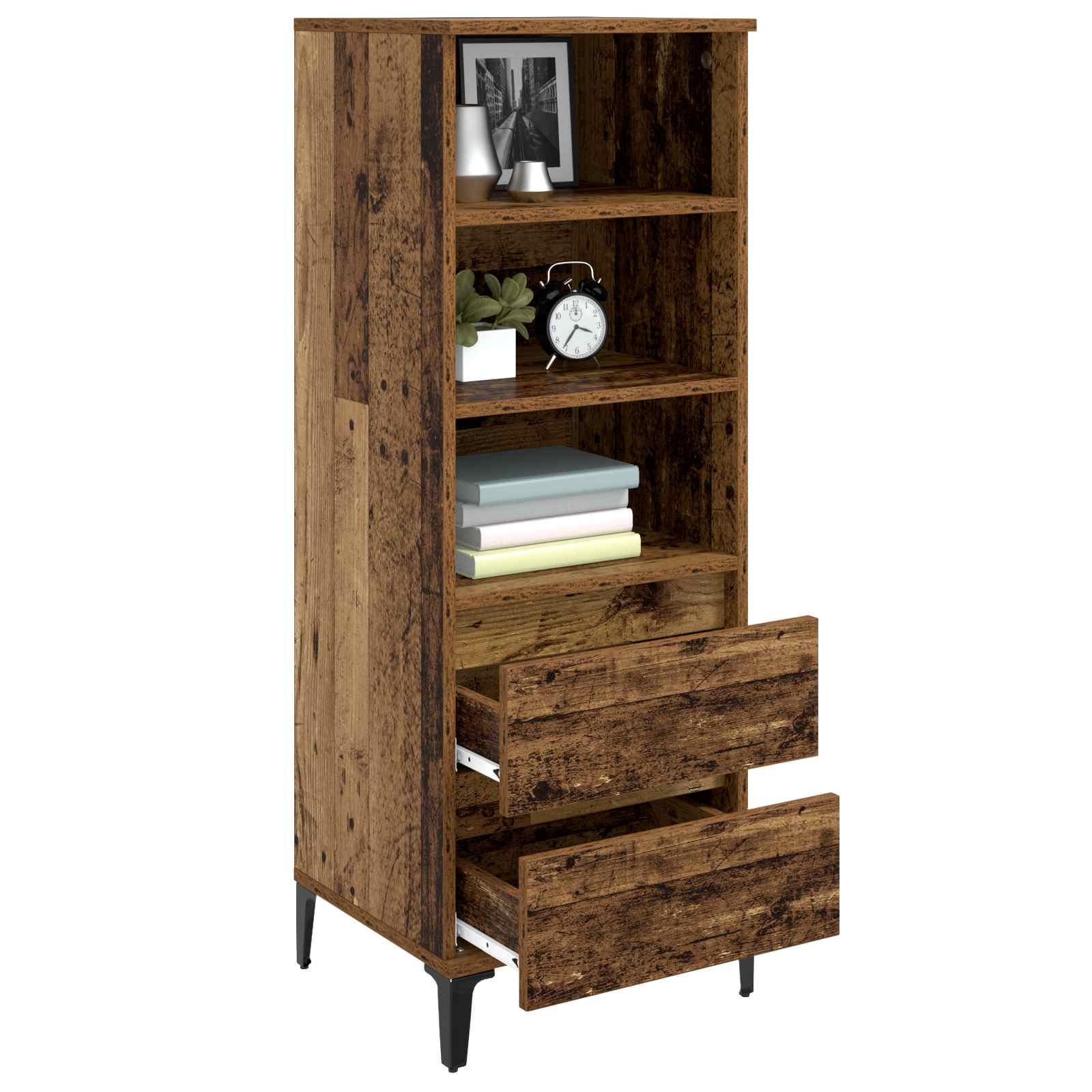 Highboard 40 X 36 X 110 Cm Holzwerkstoff