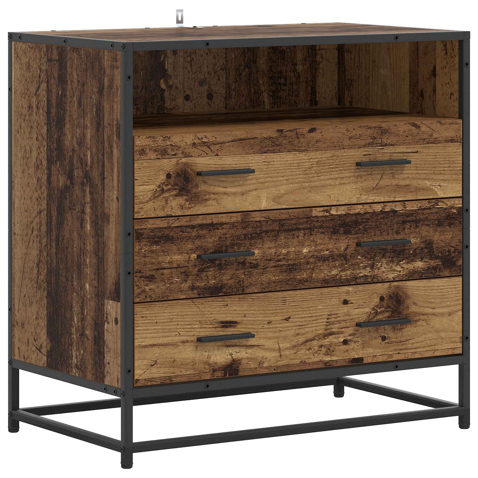 Schubladenschrank 3-Schublade 70 X 41 X 70 Cm
