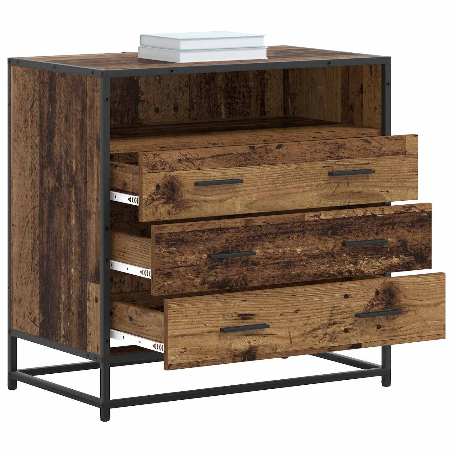 Schubladenschrank 3-Schublade 70 X 41 X 70 Cm