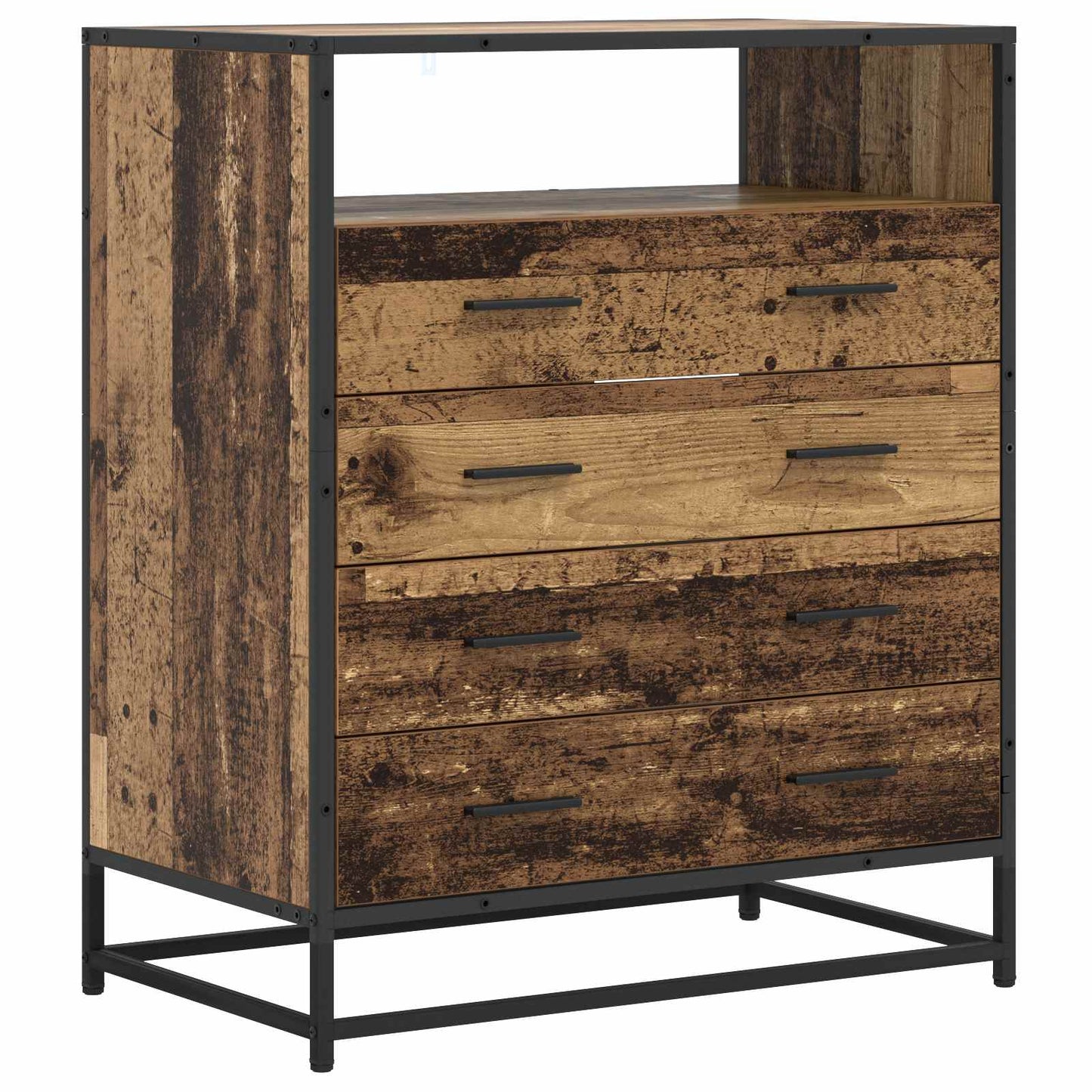 Schubladenschrank 4-Schublade 70 X 41 X 83,5 Cm