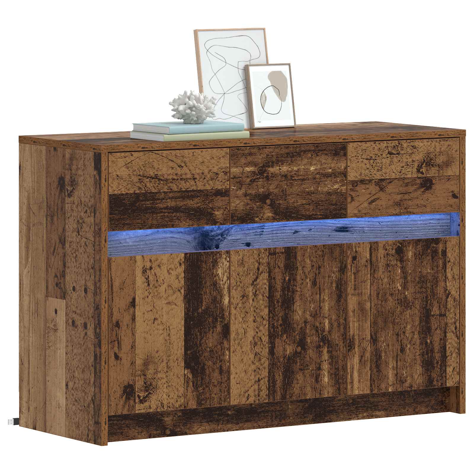 Tv-Schränk 91 X 34 X 61 Cm Holzwerkstoff