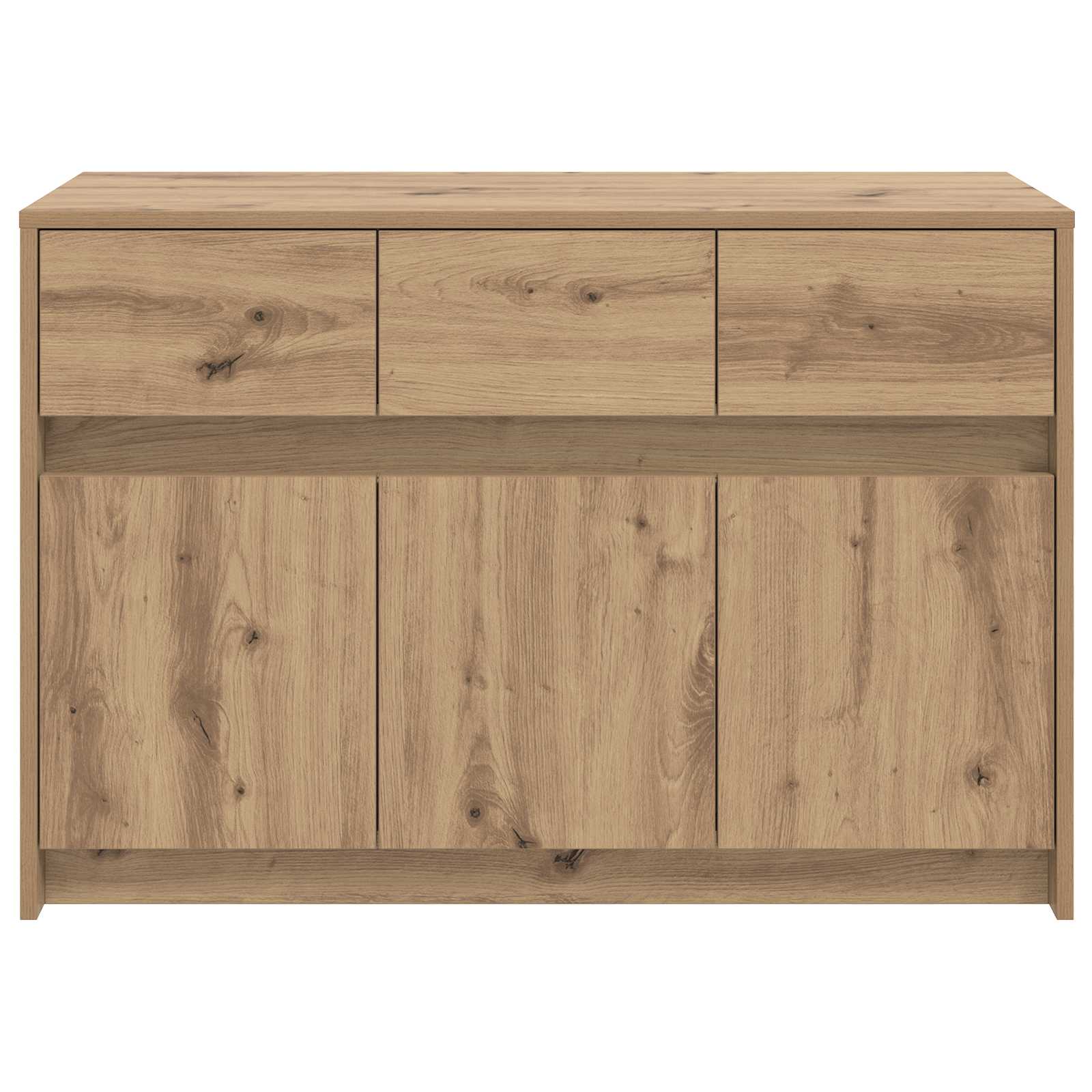 Tv-Schränk 91 X 34 X 61 Cm Artisan-Eiche Holzwerkstoff