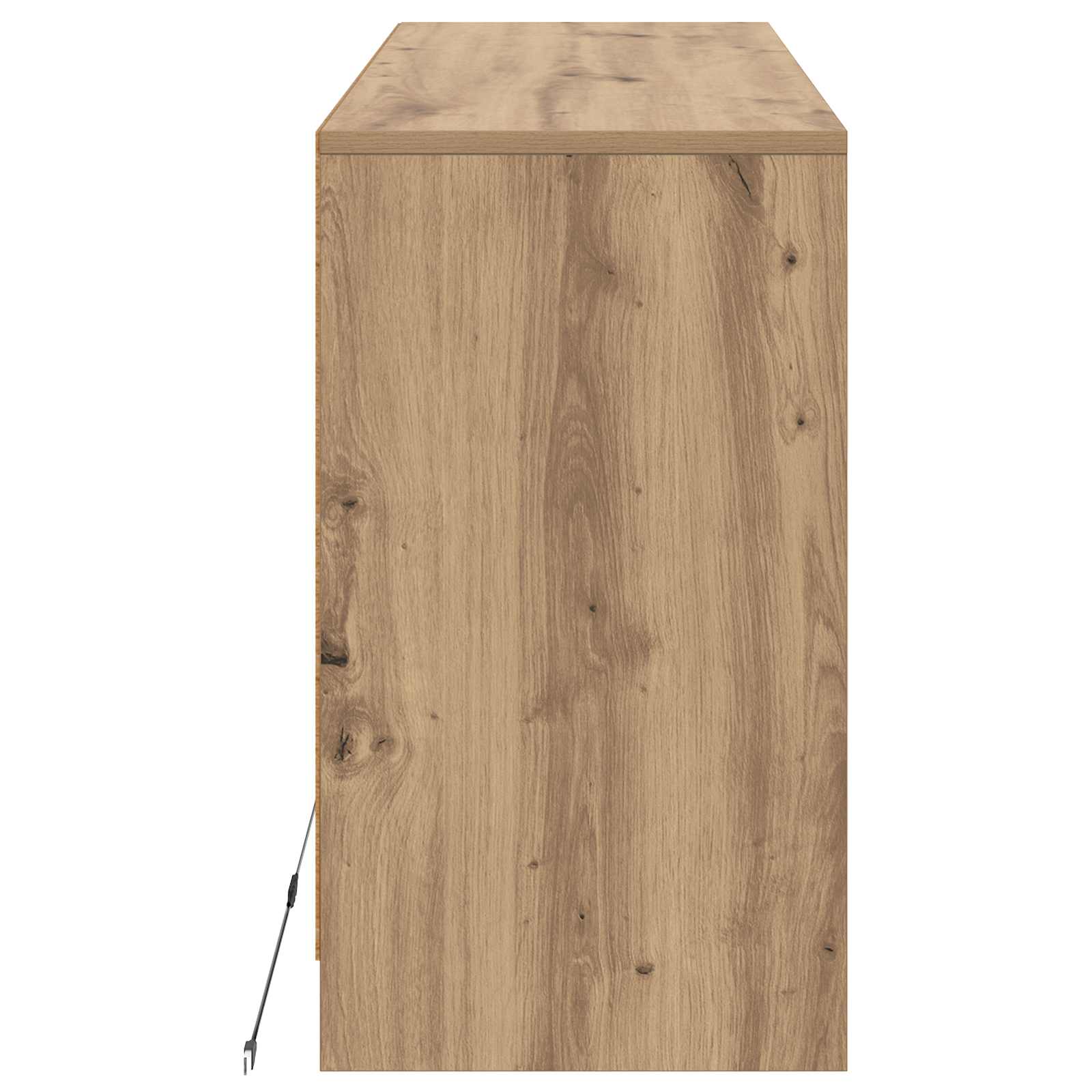 Tv-Schränk 91 X 34 X 61 Cm Artisan-Eiche Holzwerkstoff