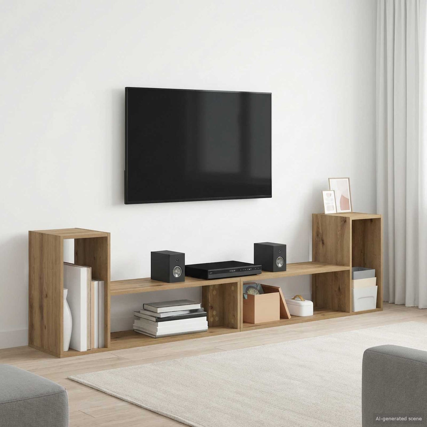 Tv-Schränk 100 X 30 X 50 Cm Artisan-Eiche Holzwerkstoff