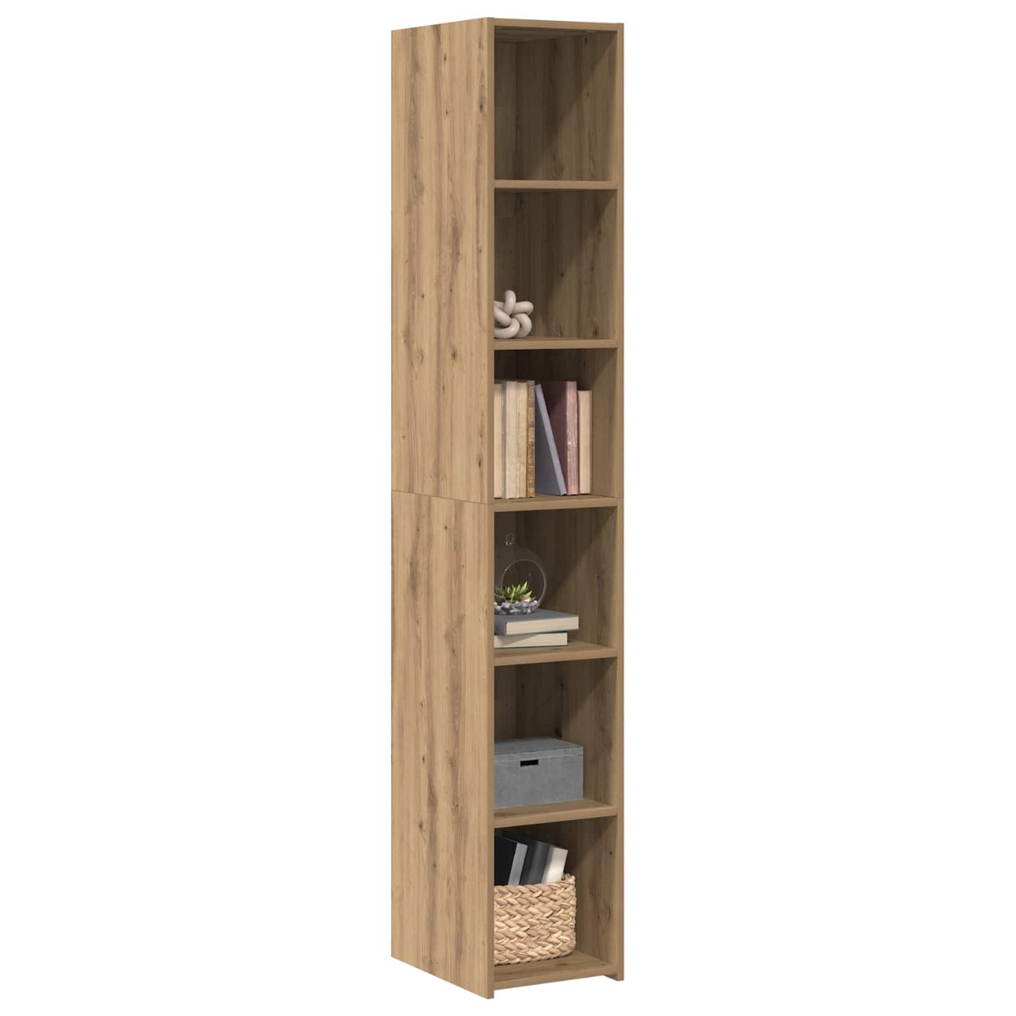 Highboard Artisan-Eiche 30 X 41 X 185 Cm Holzwerkstoff