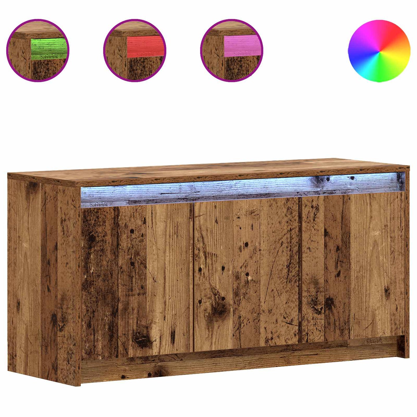 Tv-Schränk 100 X 34 X 50 Cm Holzwerkstoff