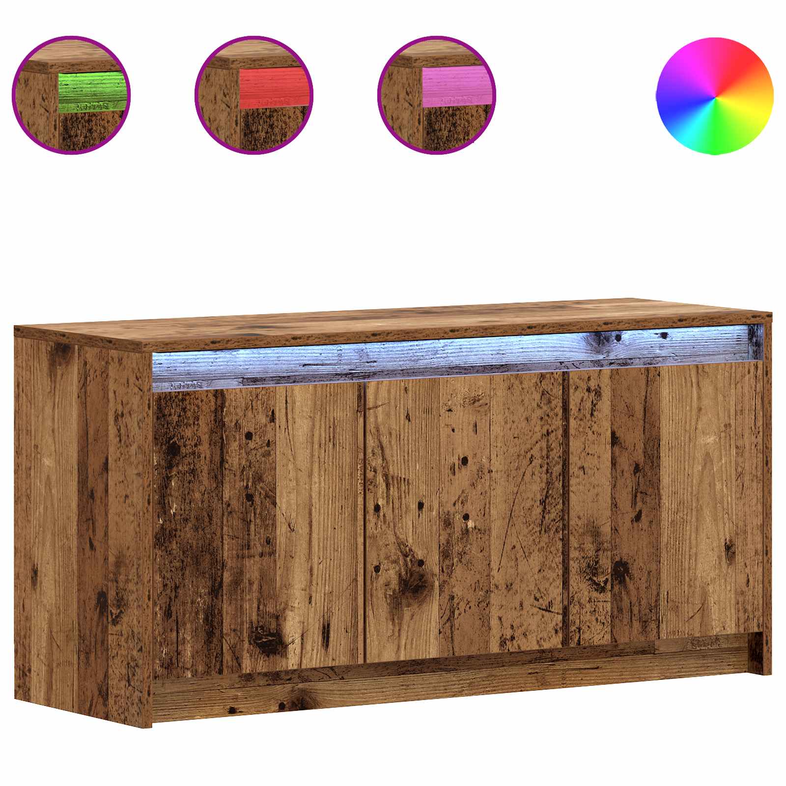 Tv-Schränk 100 X 34 X 50 Cm Holzwerkstoff