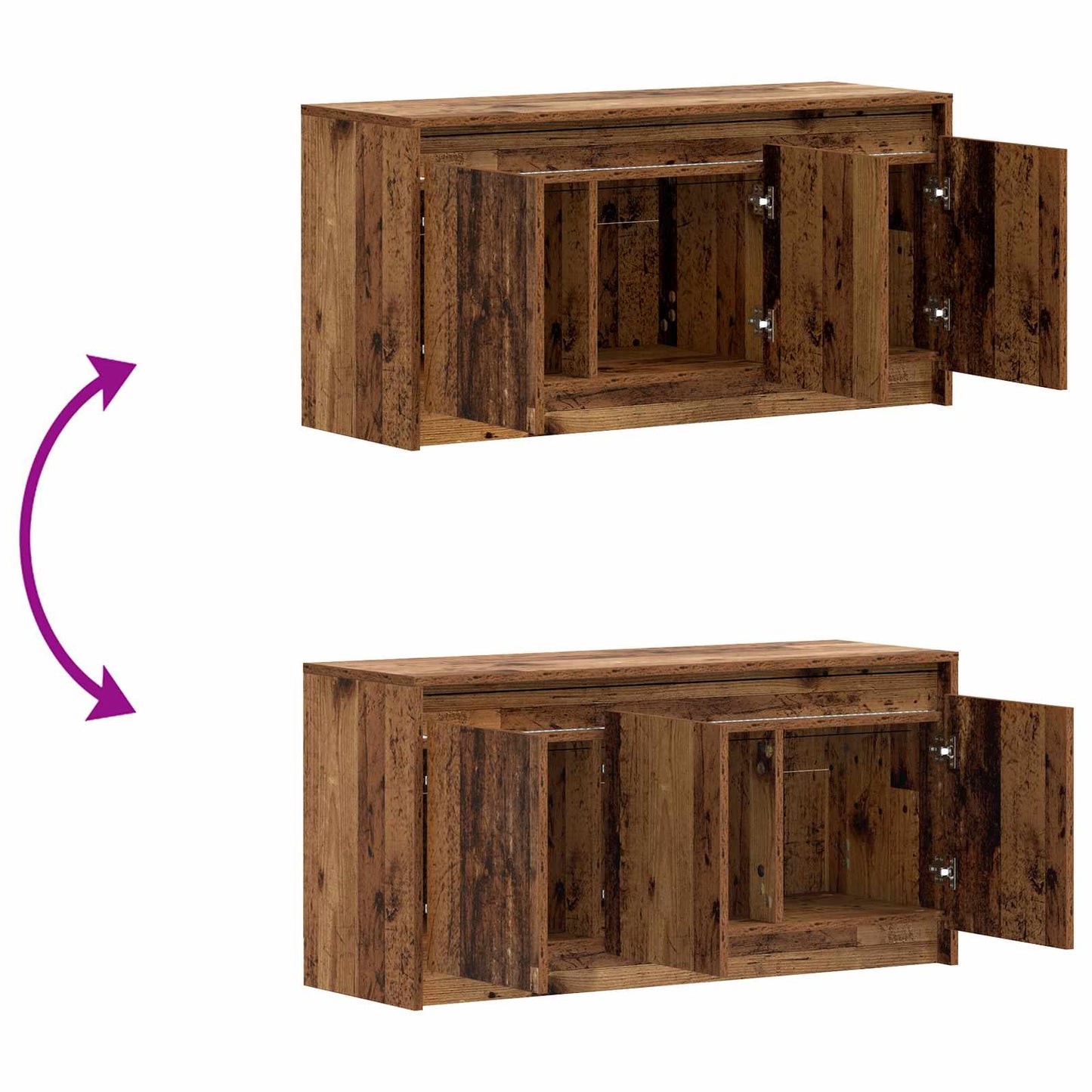 Tv-Schränk 100 X 34 X 50 Cm Holzwerkstoff
