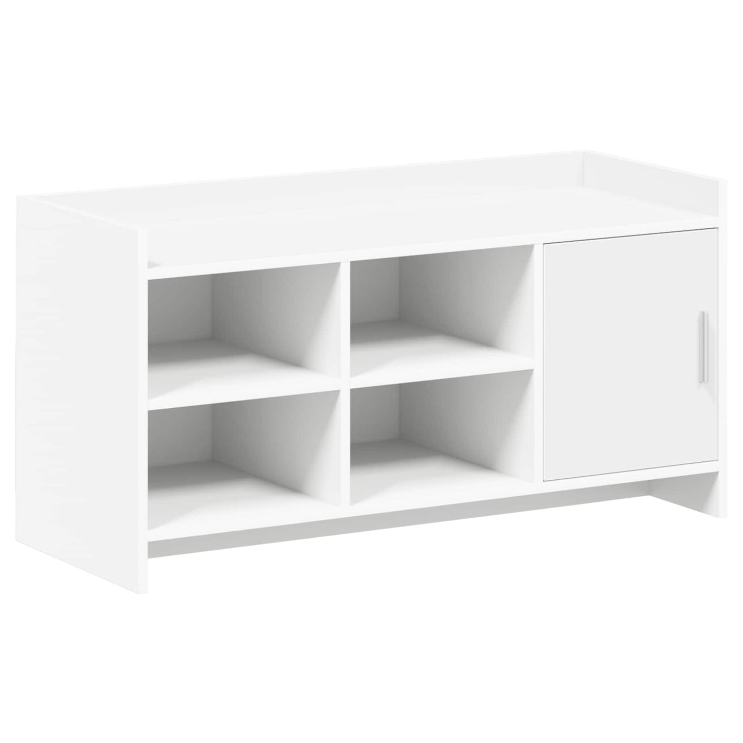 Schuhschrank Mit Speicher 100 X 39,5 X 51 Cm Holzwerkstoff