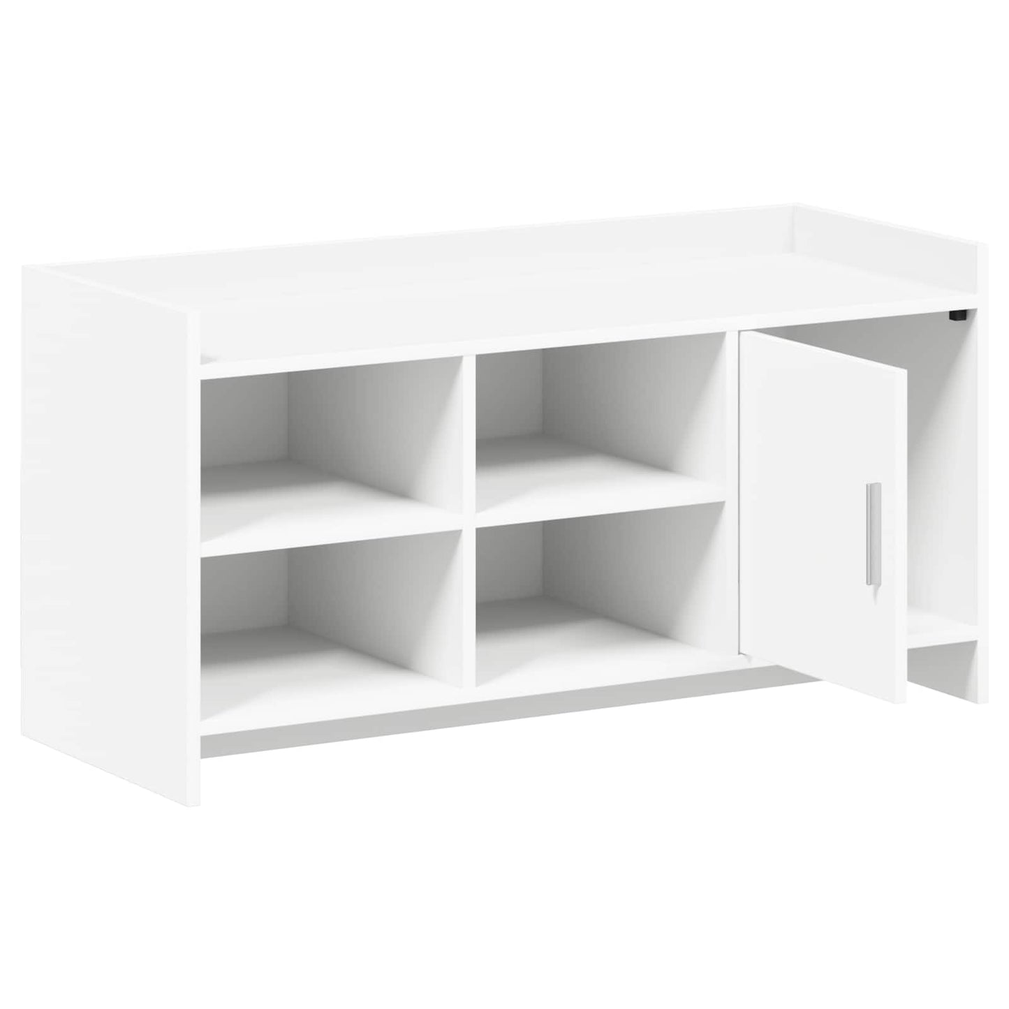 Schuhschrank Mit Speicher 100 X 39,5 X 51 Cm Holzwerkstoff
