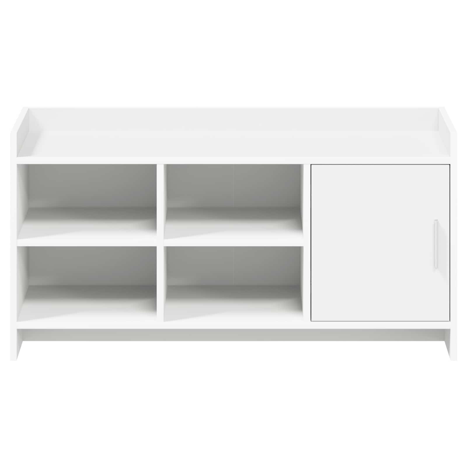 Schuhschrank Mit Speicher 100 X 39,5 X 51 Cm Holzwerkstoff