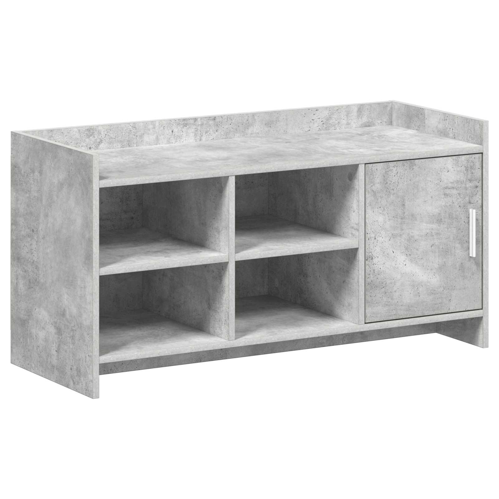 Schuhschrank Mit Speicher 100 X 39,5 X 51 Cm Holzwerkstoff