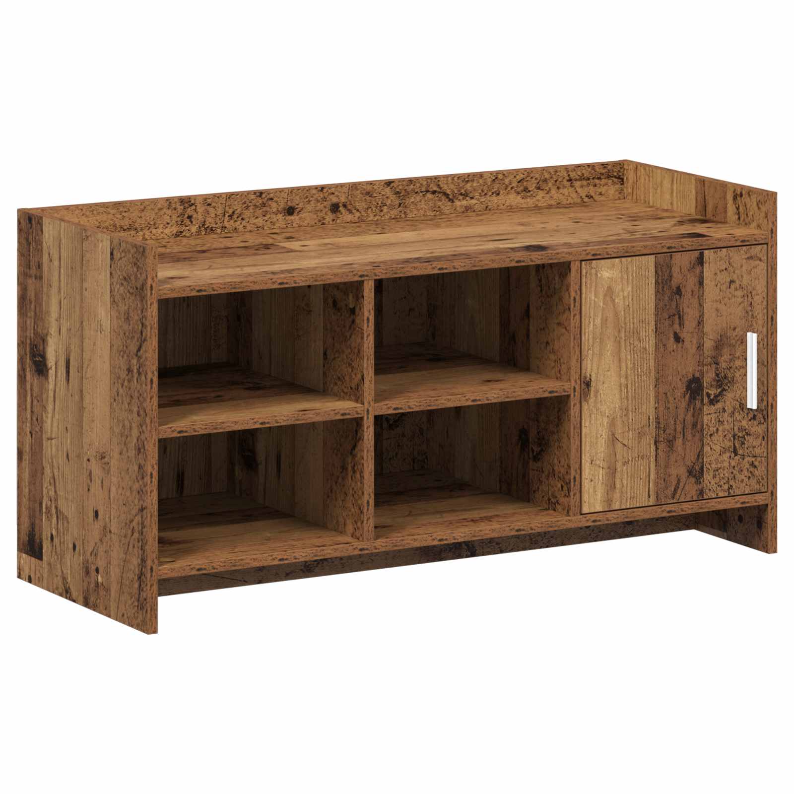 Schuhschrank Mit Speicher 100 X 39,5 X 51 Cm Holzwerkstoff