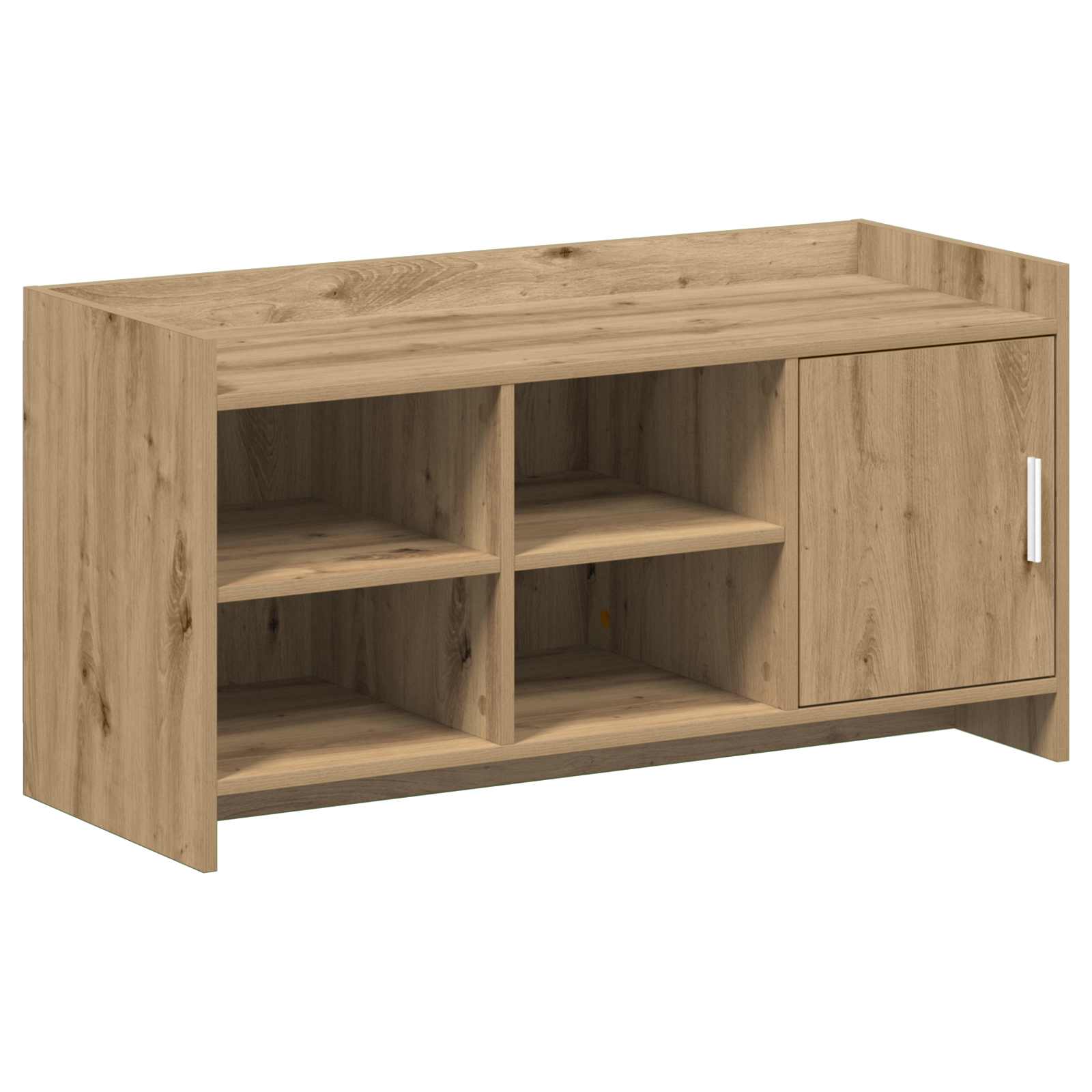 Schuhschrank Mit Speicher 100 X 39,5 X 51 Cm Holzwerkstoff