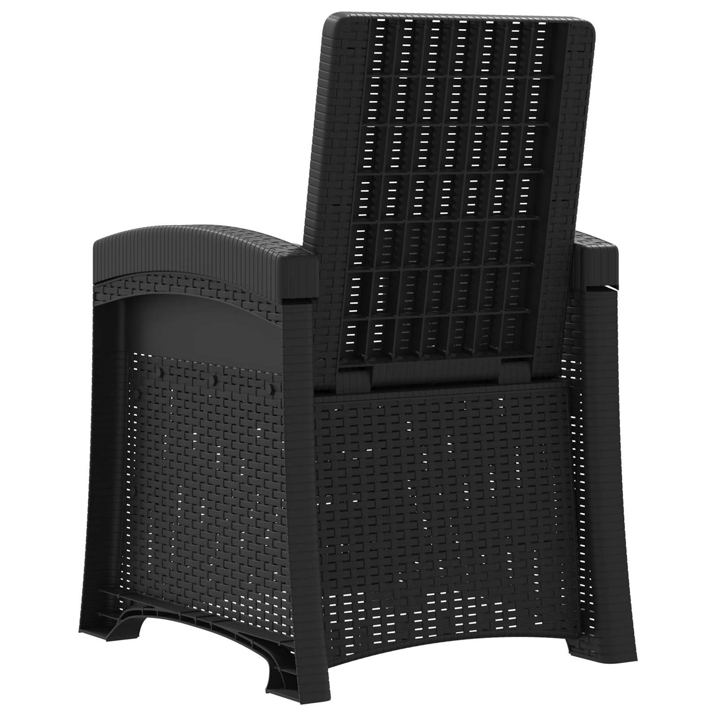 Liegesessel Garten Rattan-Optik Pp