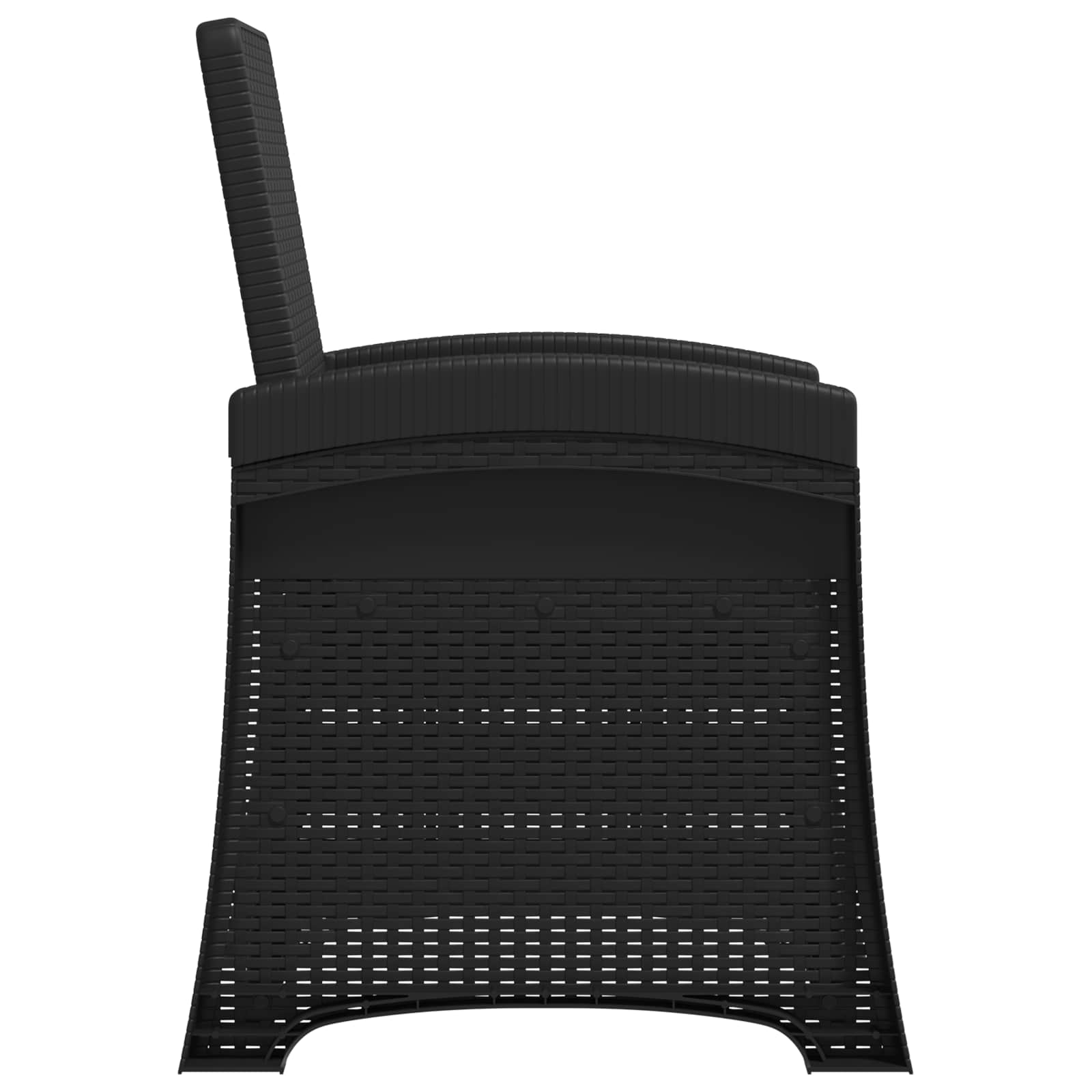 Liegesessel Garten Rattan-Optik Pp