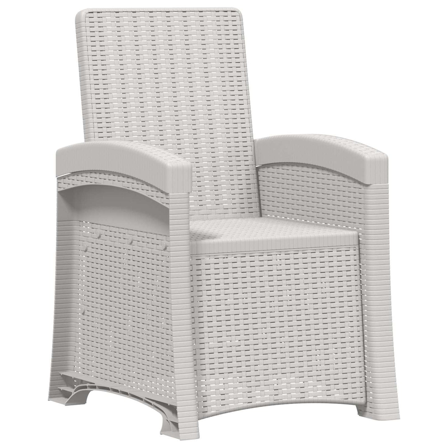 Liegesessel Garten Rattan-Optik Pp