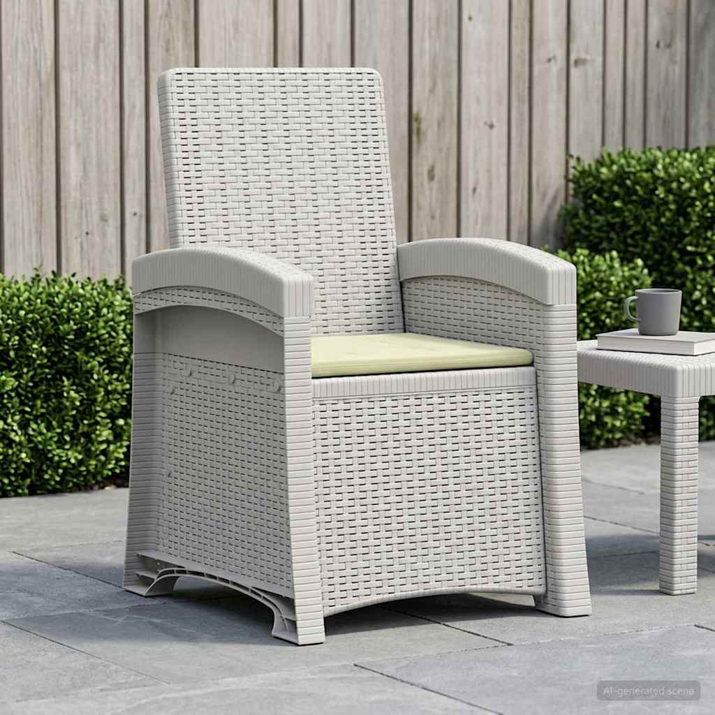 Liegesessel Garten Rattan-Optik Pp