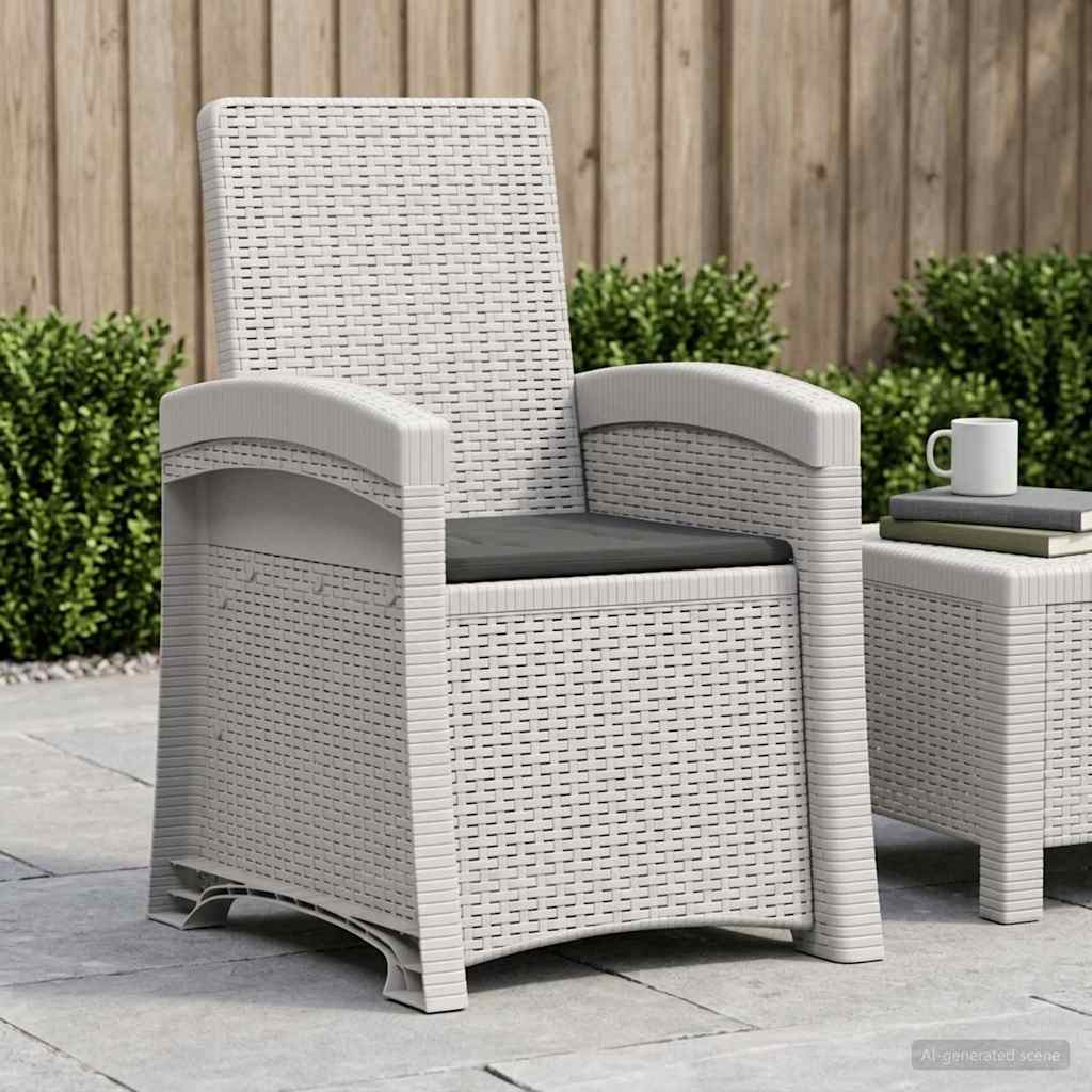 Liegesessel Garten Rattan-Optik Pp