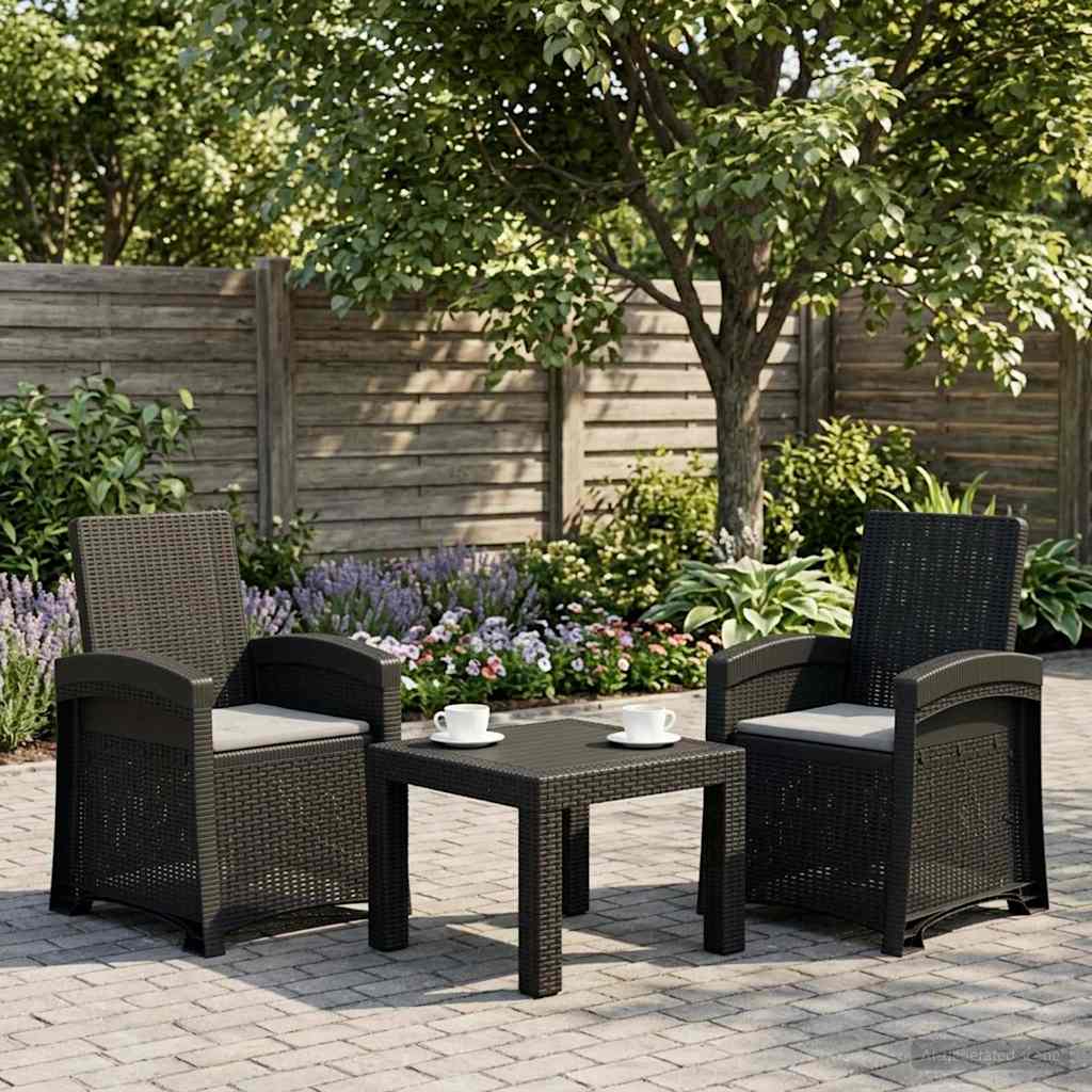 Liegesessel Garten Rattan-Optik Pp
