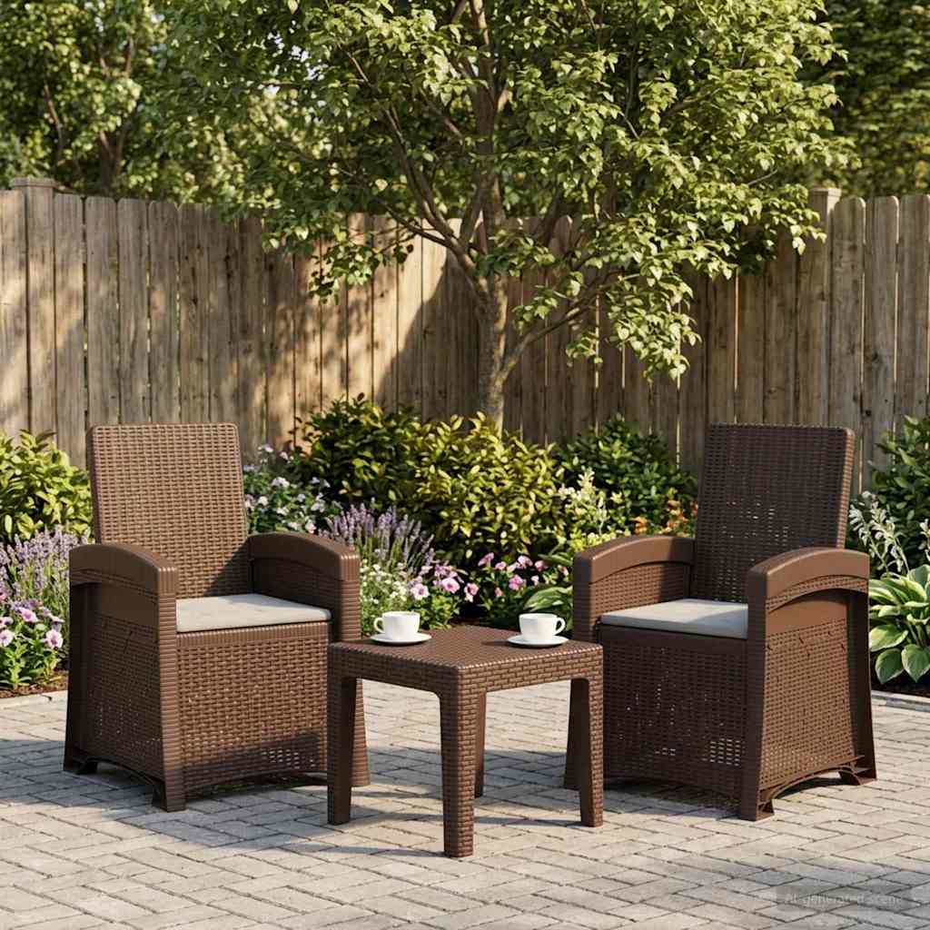 Liegesessel Garten Rattan-Optik Pp