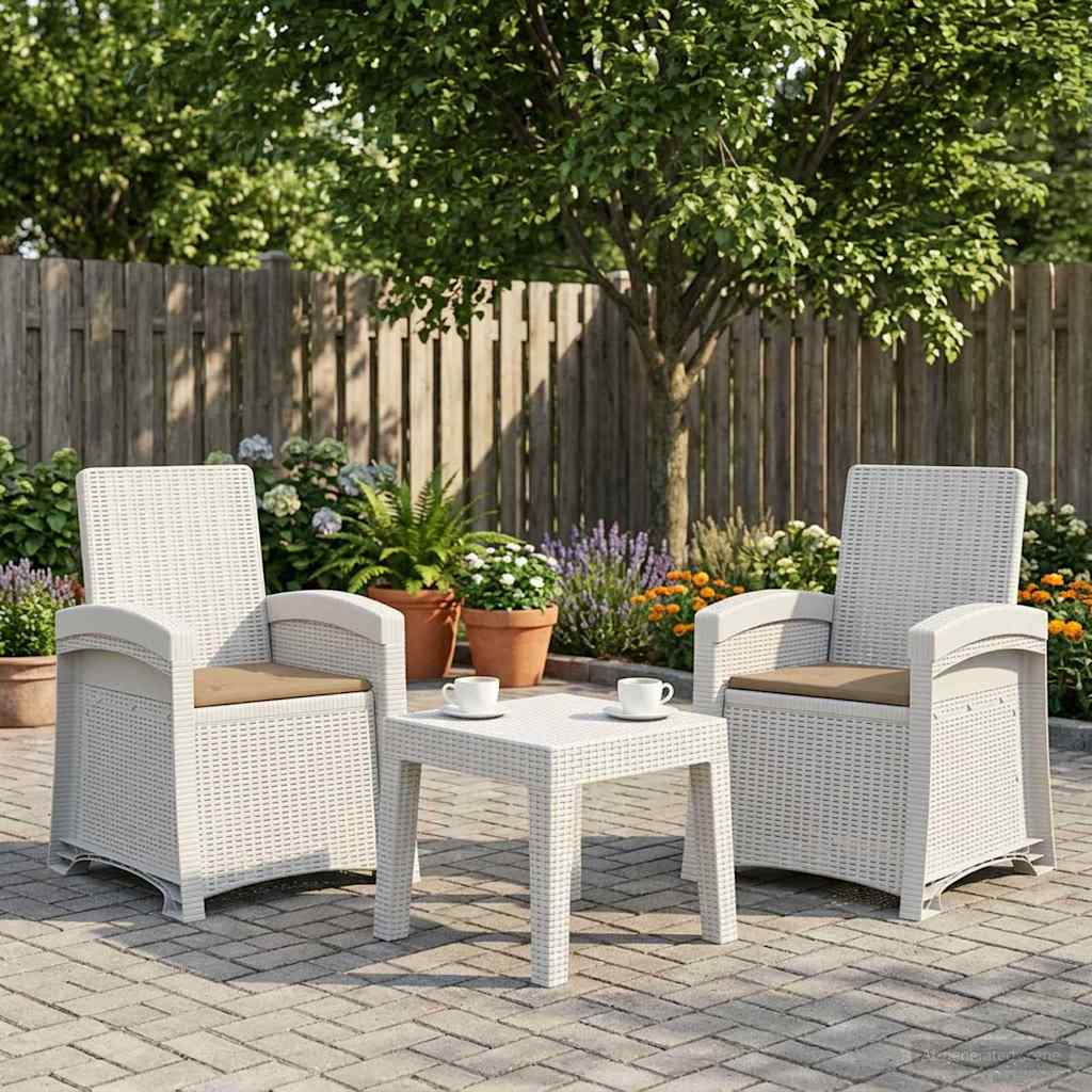 Liegesessel Garten Rattan-Optik Pp