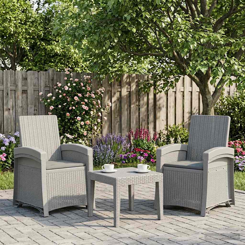 Liegesessel Garten Rattan-Optik Pp