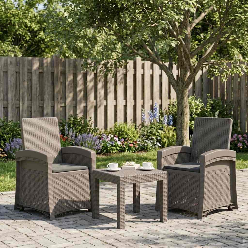 Liegesessel Garten Rattan-Optik Pp