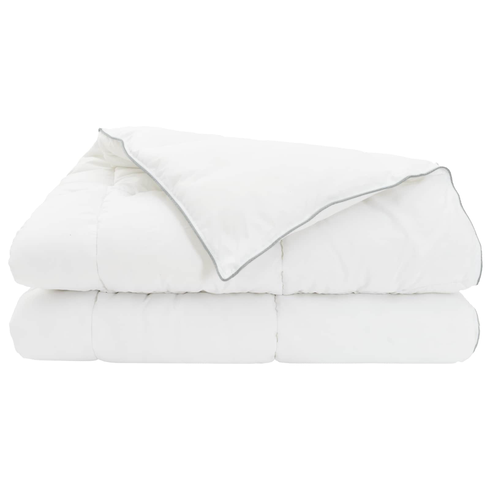 Duvet- Und Kopfkissen-Set Weiß 260 X 240 Cm Bambusfaser