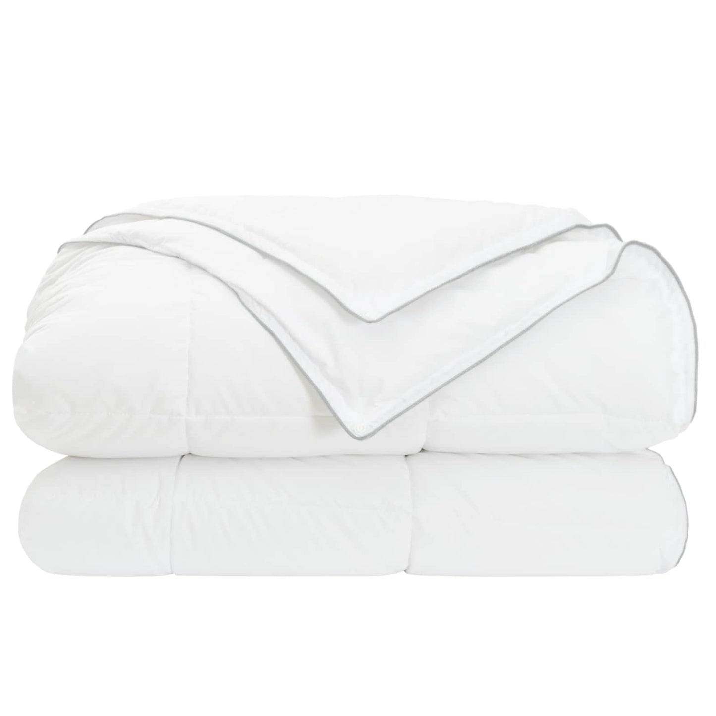 Ganzjahresbettdecke Weiß 260 X 240 Cm Bambusfaser