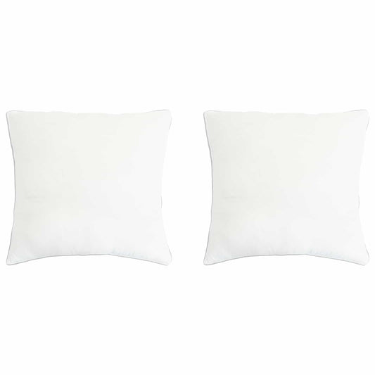 Kopfkissen 2 Pcs Weiß 40 X 40 Cm Bambusfaser