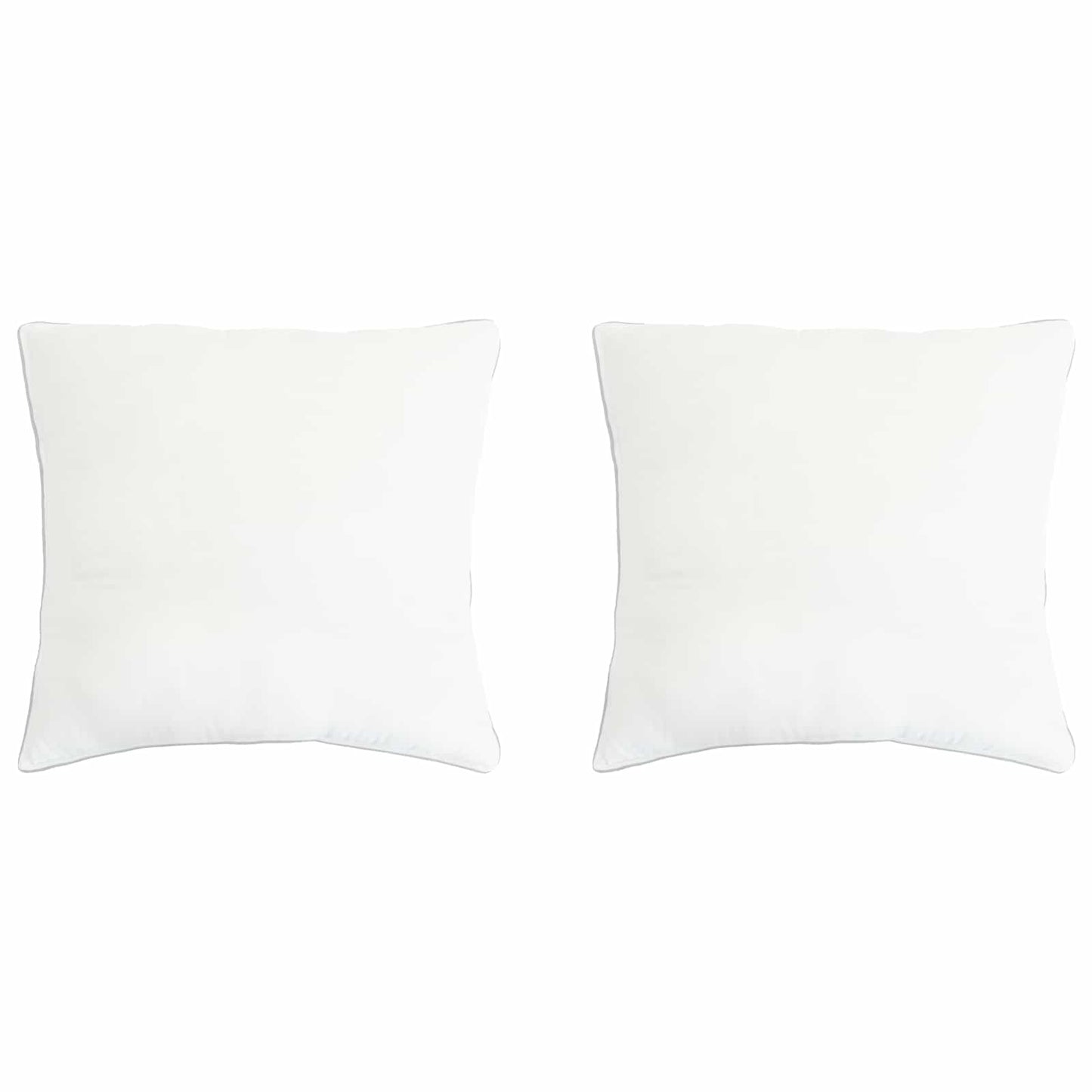 Kopfkissen 2 Pcs Weiß 80 X 80 Cm Bambusfaser