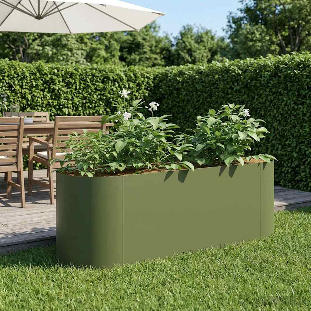 Hochbeet Im Garten 120 X 40 X 40 Cm Stahl