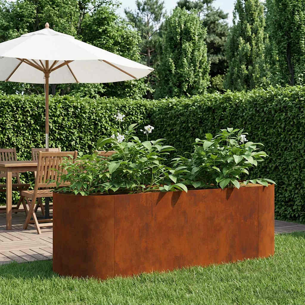 Hochbeet Im Garten 120 X 40 X 40 Cm Stahl