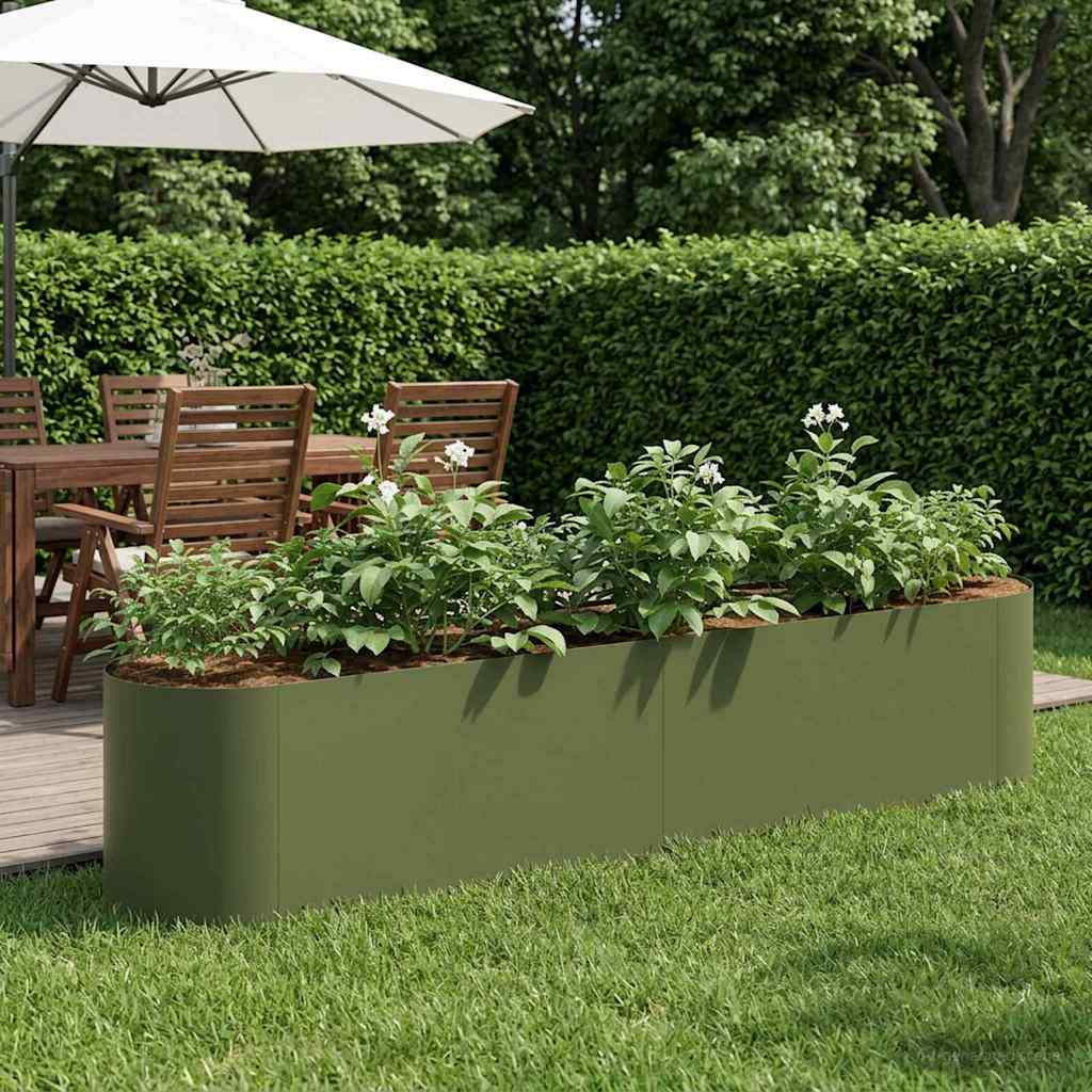 Hochbeet Im Garten 120 X 40 X 40 Cm Stahl