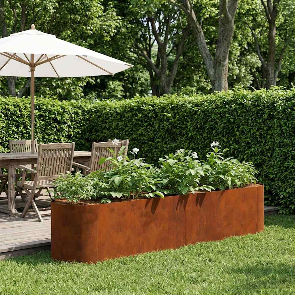 Hochbeet Im Garten 120 X 40 X 40 Cm Stahl
