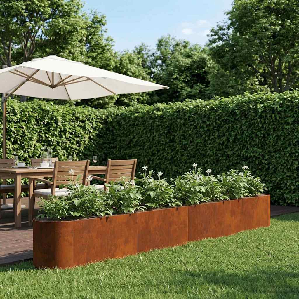 Hochbeet Im Garten 120 X 40 X 40 Cm Stahl