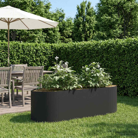 Hochbeet Im Garten 140 X 40 X 40 Cm Stahl