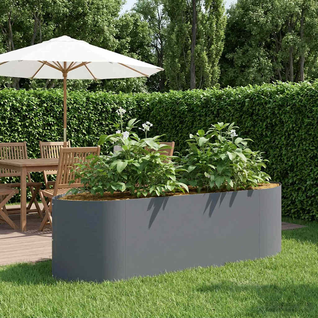 Hochbeet Im Garten 140 X 40 X 40 Cm Stahl
