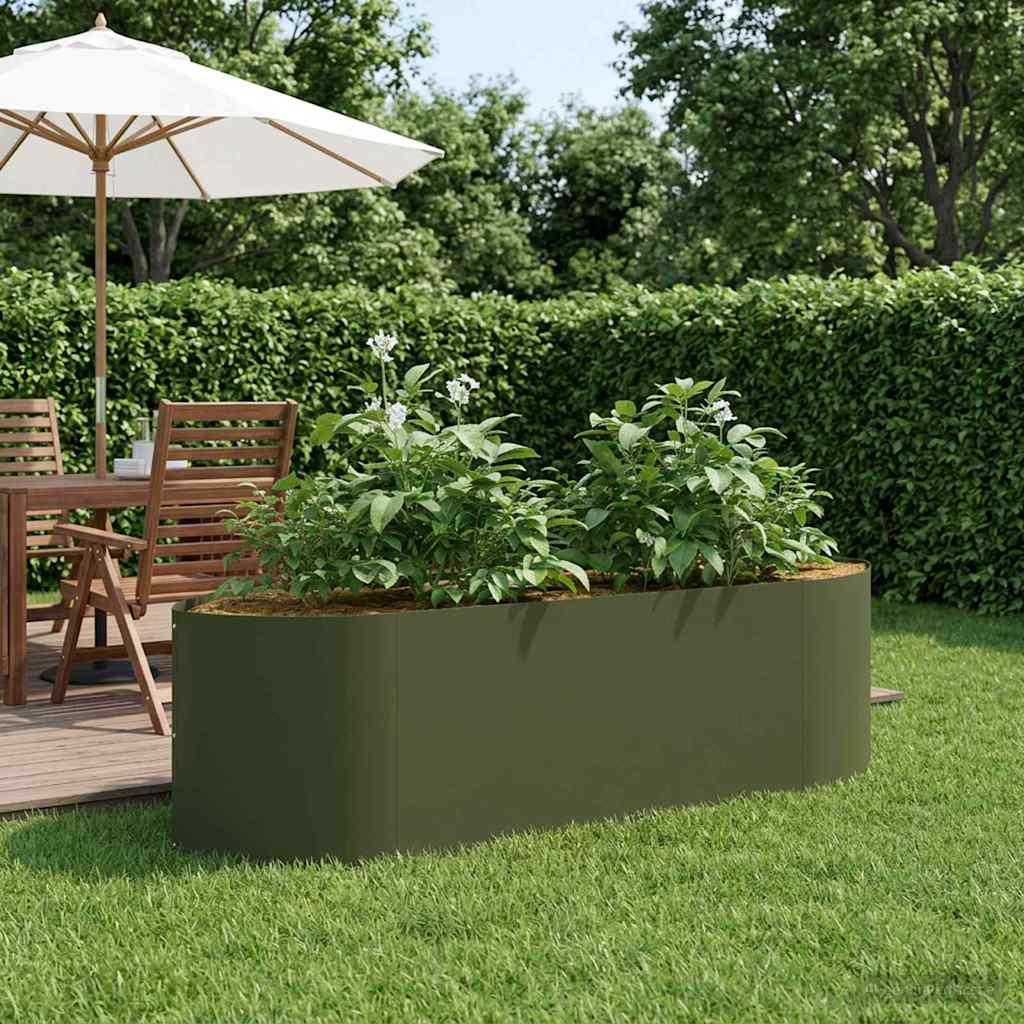 Hochbeet Im Garten 140 X 40 X 40 Cm Stahl