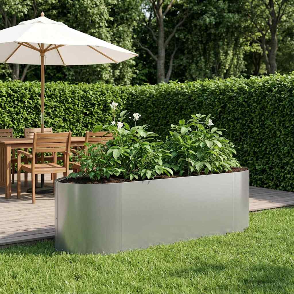 Hochbeet Im Garten 140 X 40 X 40 Cm Stahl