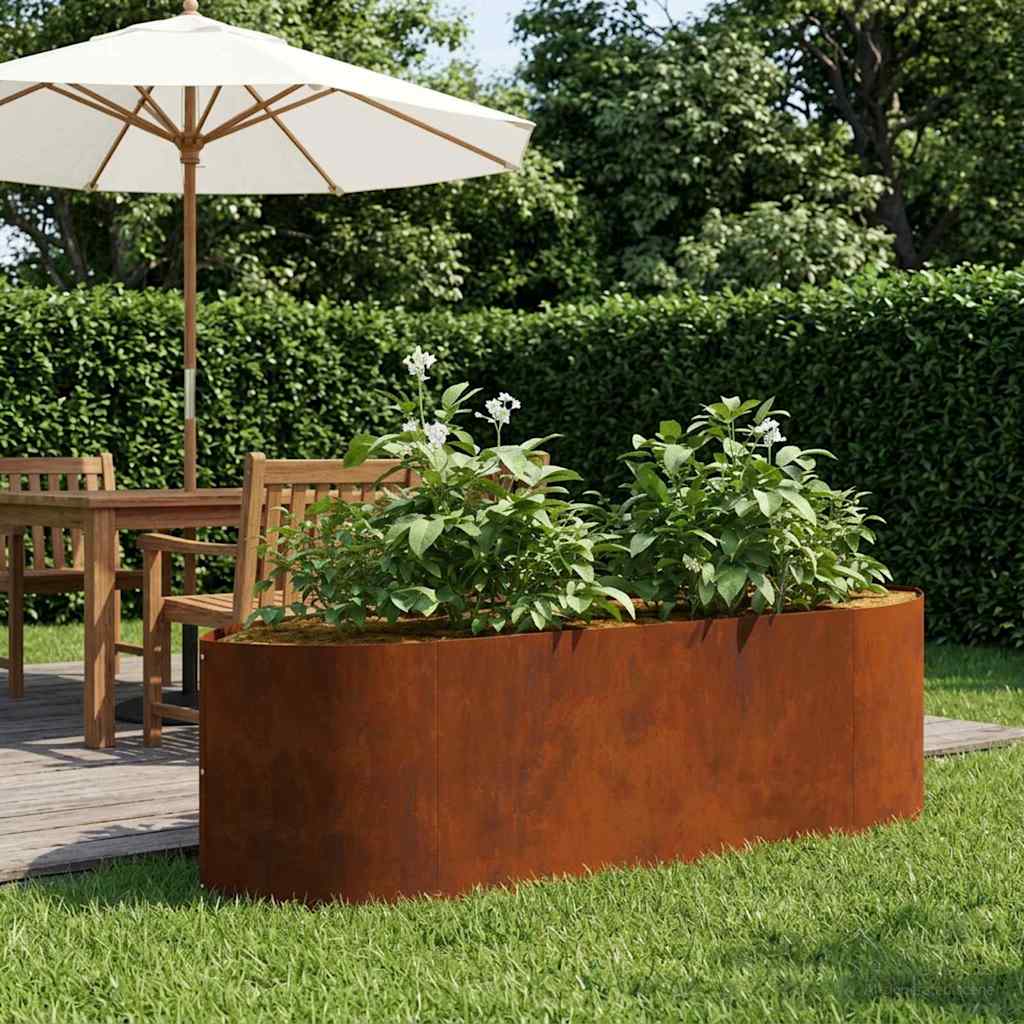 Hochbeet Im Garten 140 X 40 X 40 Cm Stahl